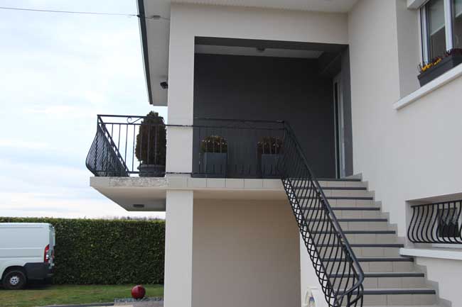 Barriére balcon inox beaurepaire